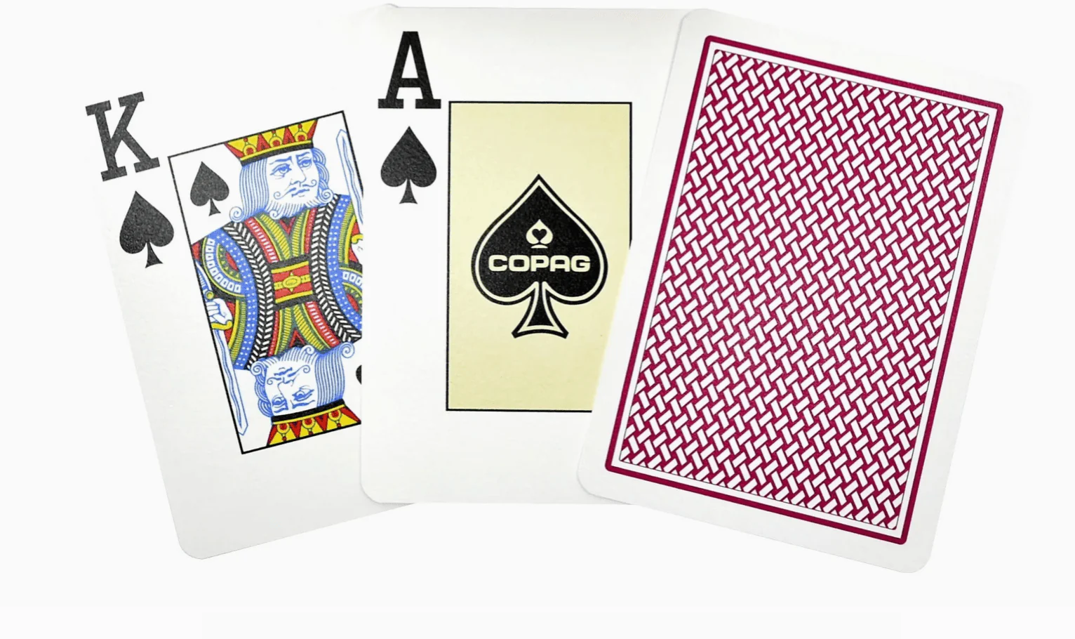 Copag Texas Hold'em Gold Jumbo 2-Index Red - Image 2