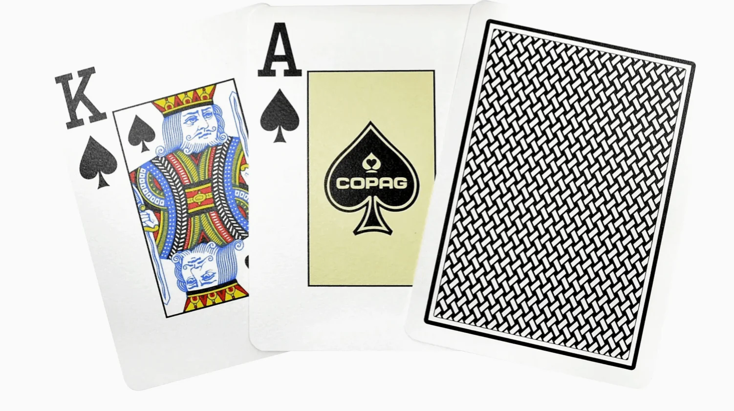 Copag Texas Hold'em Gold Jumbo 2-Index Black - Image 2