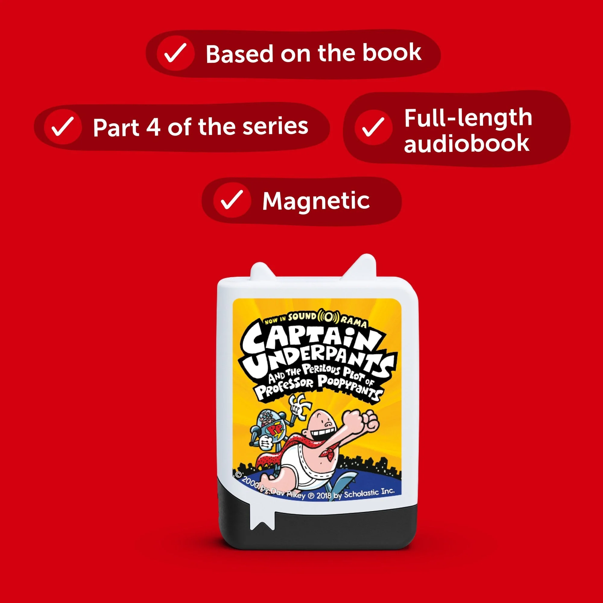 Captain Underpants and the Perilous Plot of Professor Poopypants (Book Pocket Tonies) - Image 3