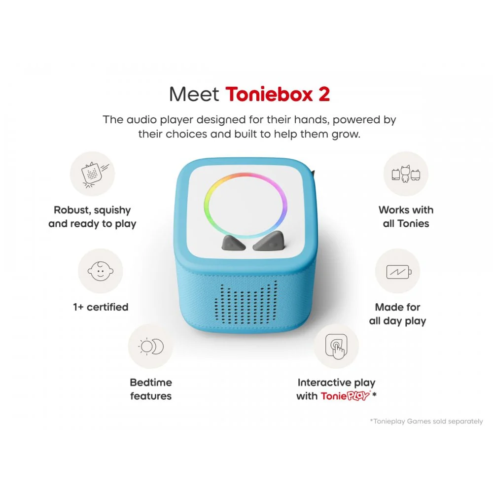 Toniebox 2 Sky Blue Starter Set incl. Creative Tonie Rubie - Image 3