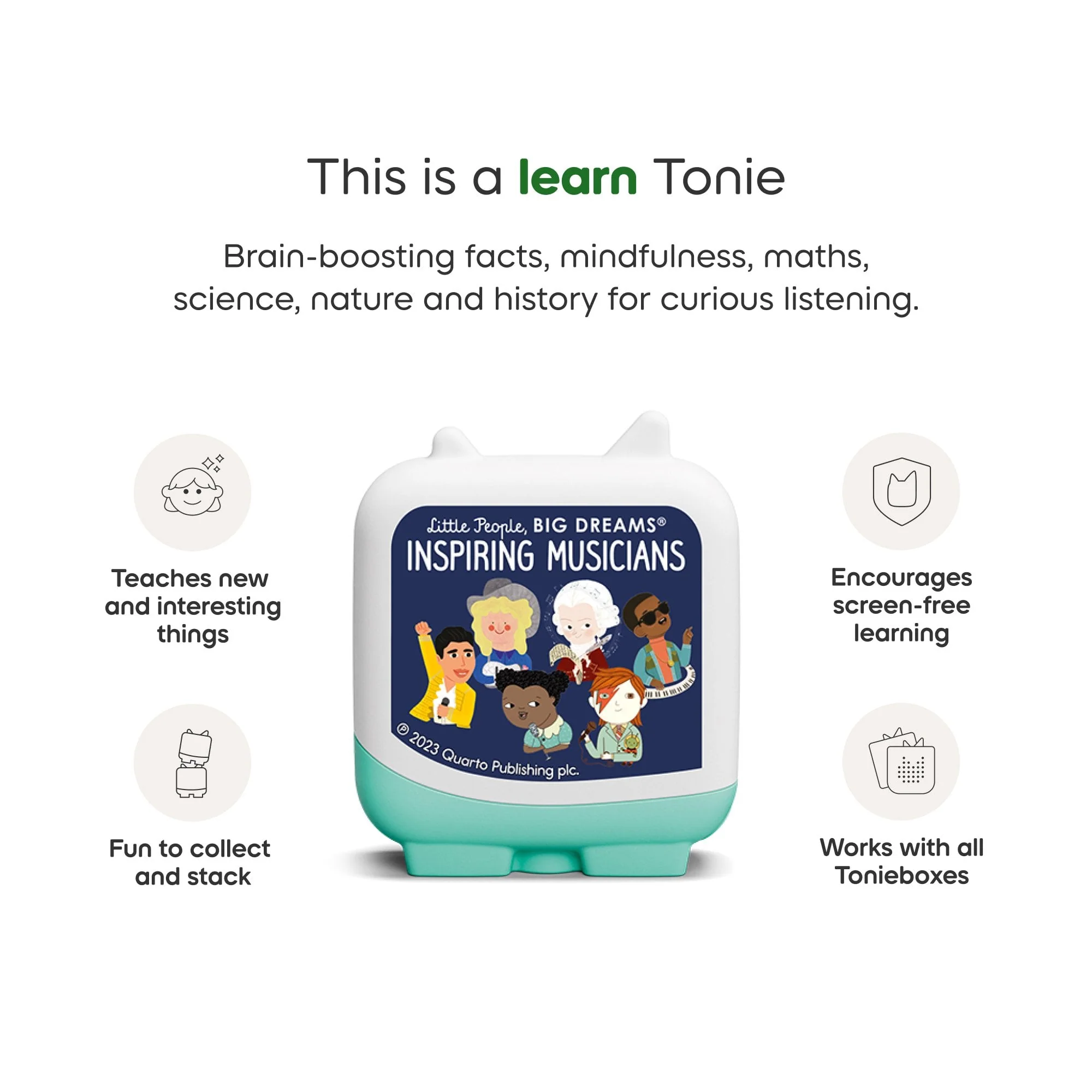 Little People Big Dreams Inspiring Musicians (Book Pocket Tonies) - Image 2