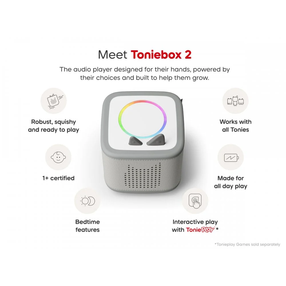 Toniebox 2 Moon Grey Starter Set incl. Creative Tonie Rubie - Image 3