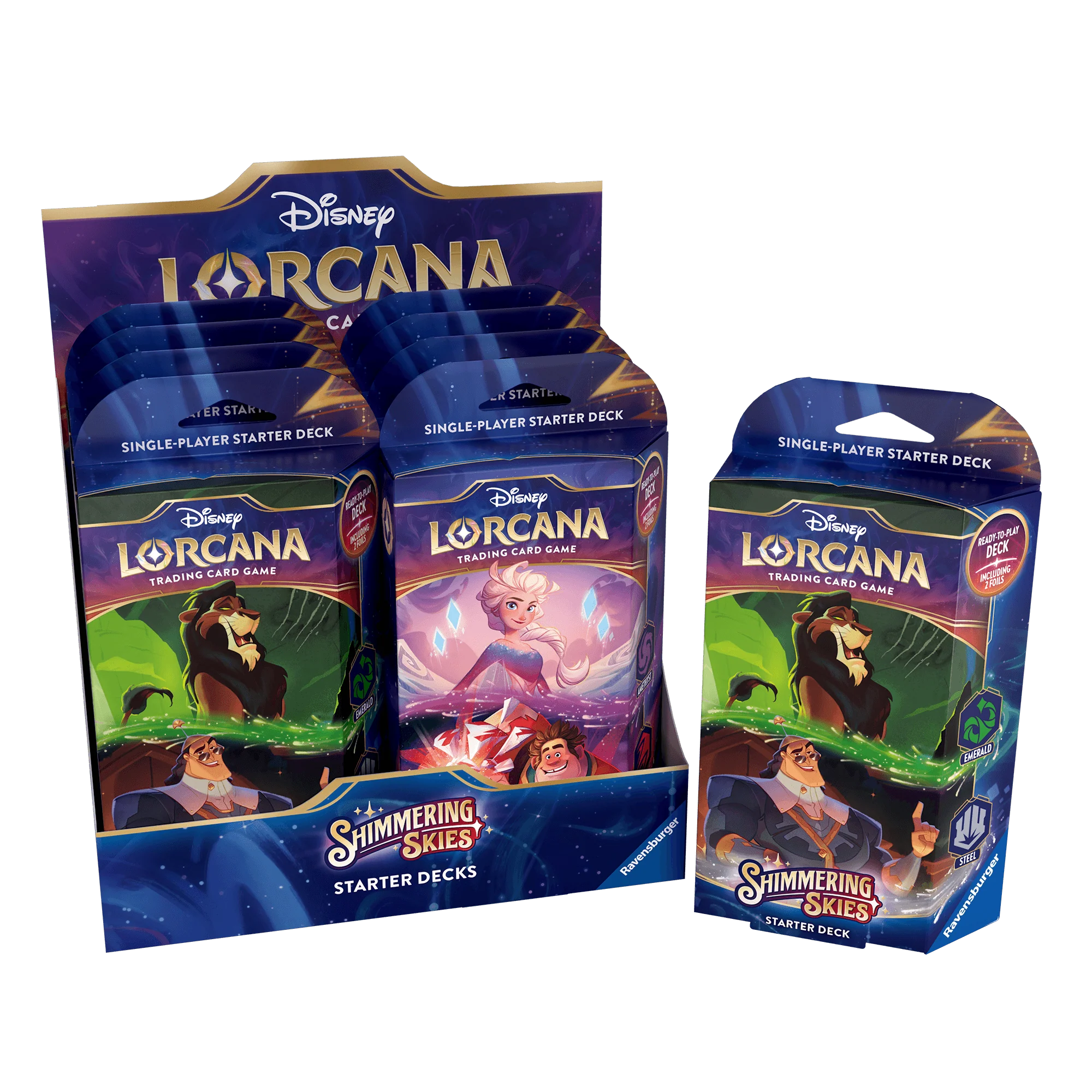 Disney Lorcana Set 5 Shimmering Skies Starter Deck