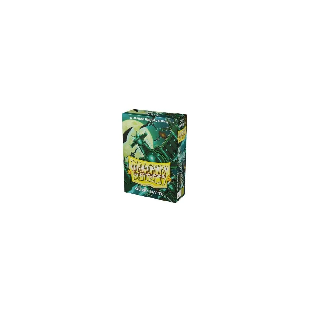 Dragon Shield Small Sleeves - Japanese Matte Olive (60)