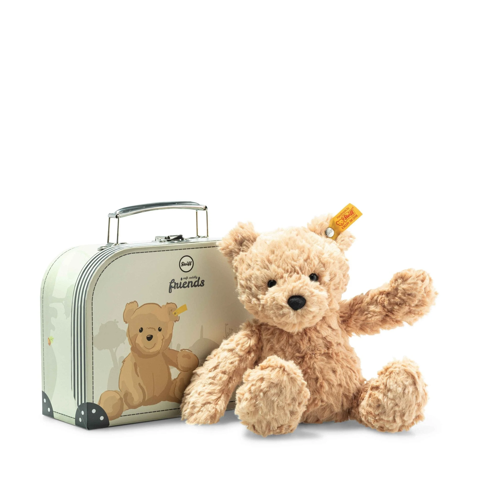 Soft Cuddly Friends Jimmy Teddy Bear In Suitcase
