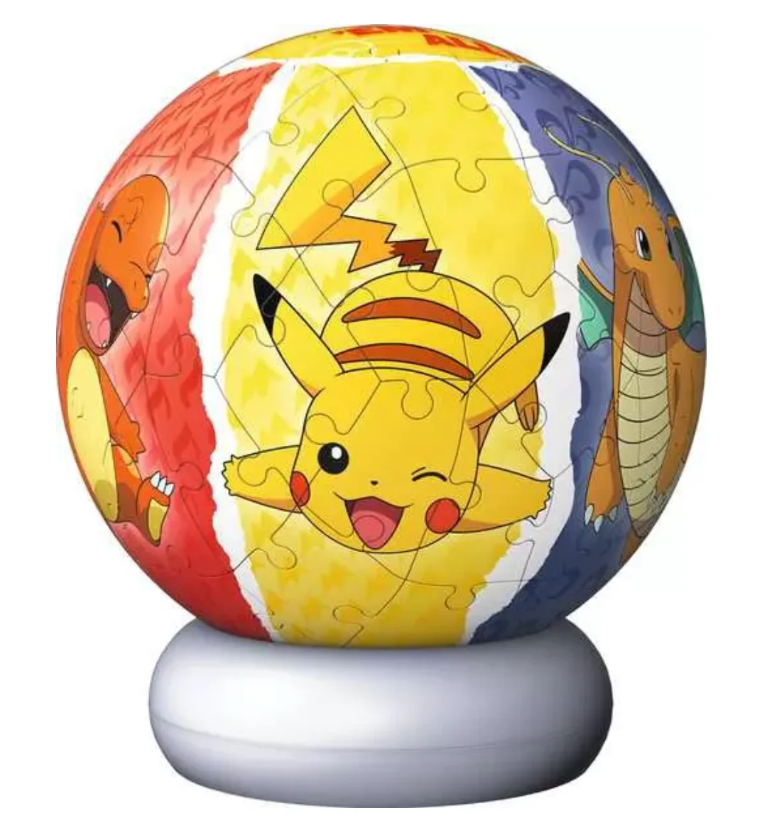 3D Puzzle Ball Pokemon Night Light - 72 Pieces - Image 2