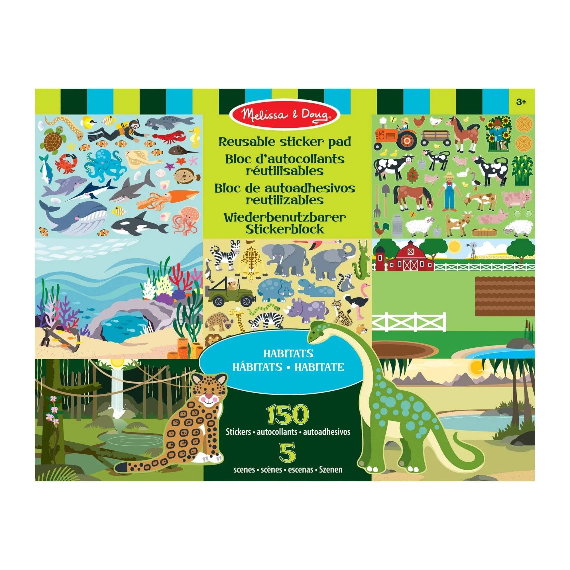Habitats - Reusable Sticker Pad