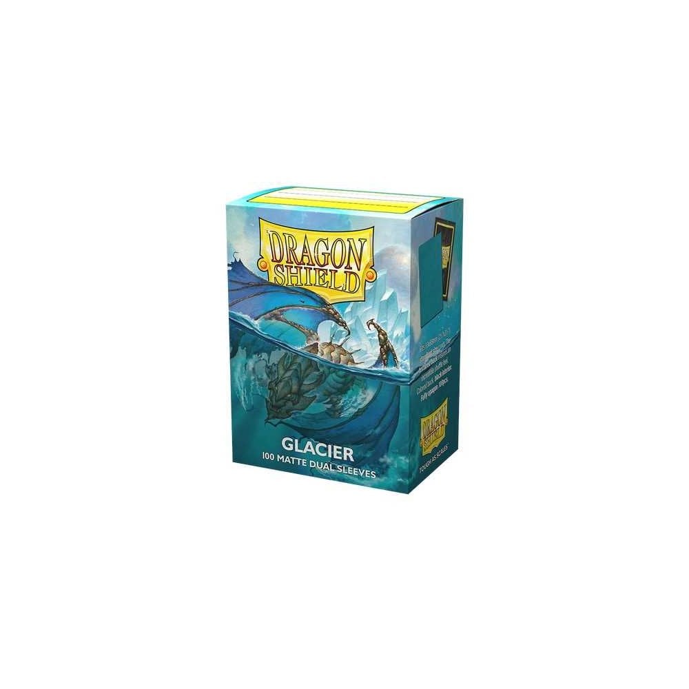 Dragon Shield - Dual Matte Standard Size Sleeves - Glacier Miniom (100)