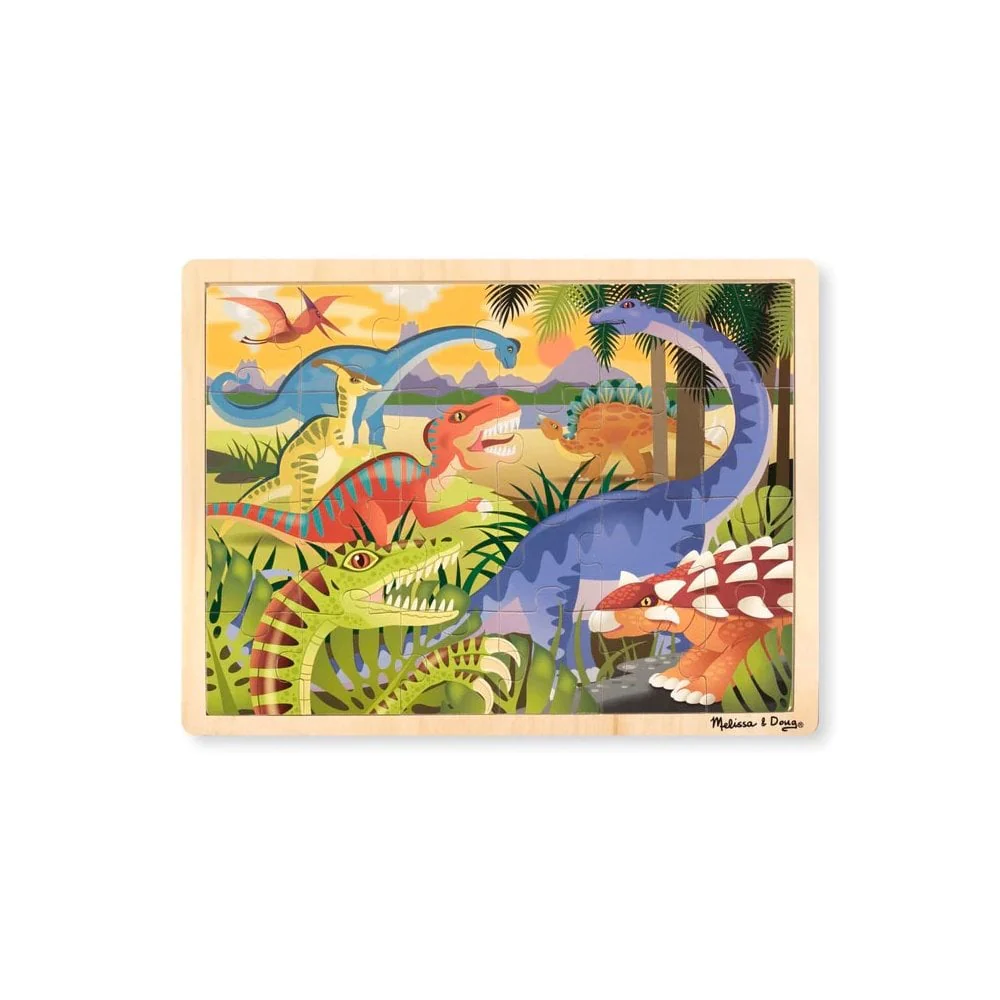Dinosaur Wooden Jigsaw Puzzle - 24 Pieces