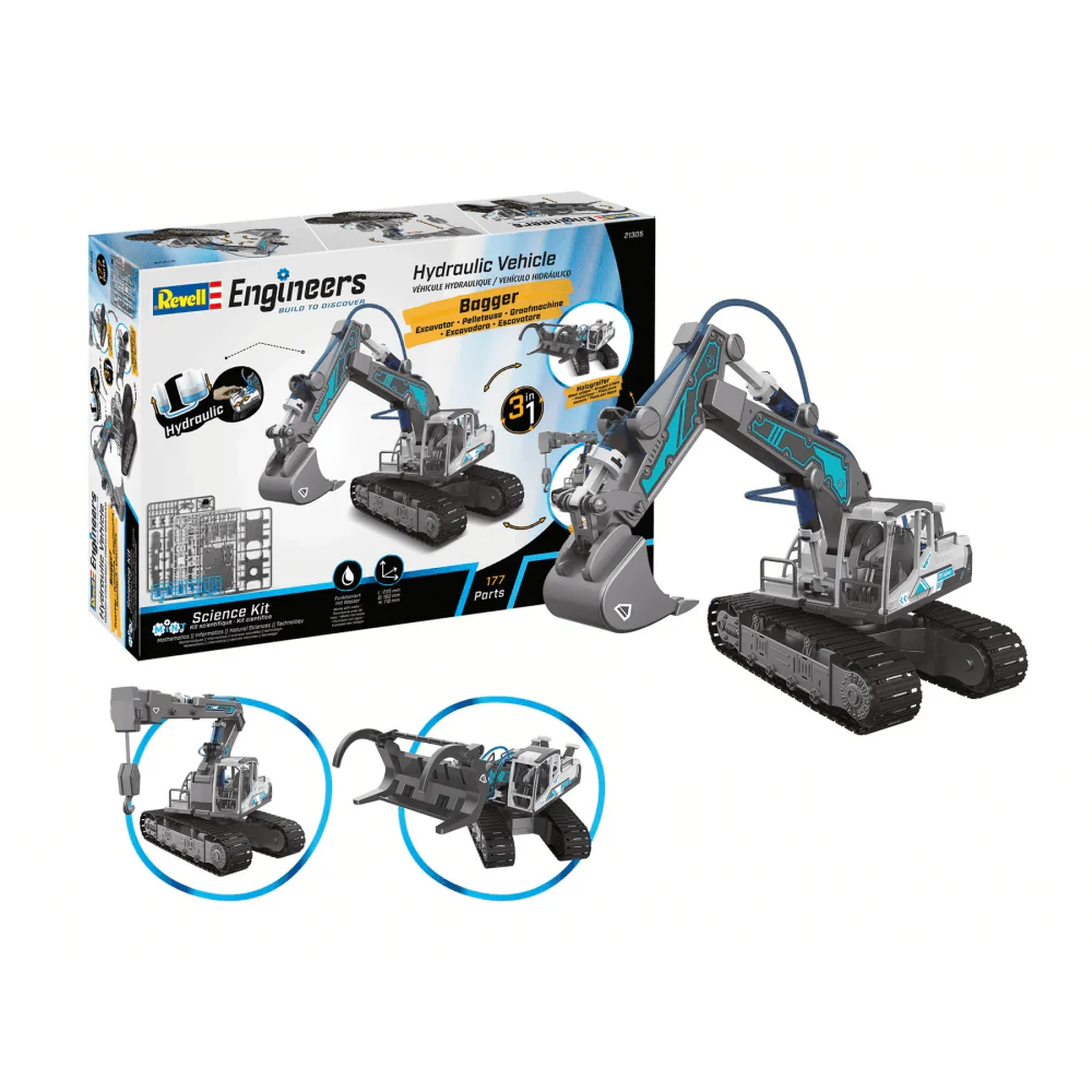 Hydraulic Excavator 3in1