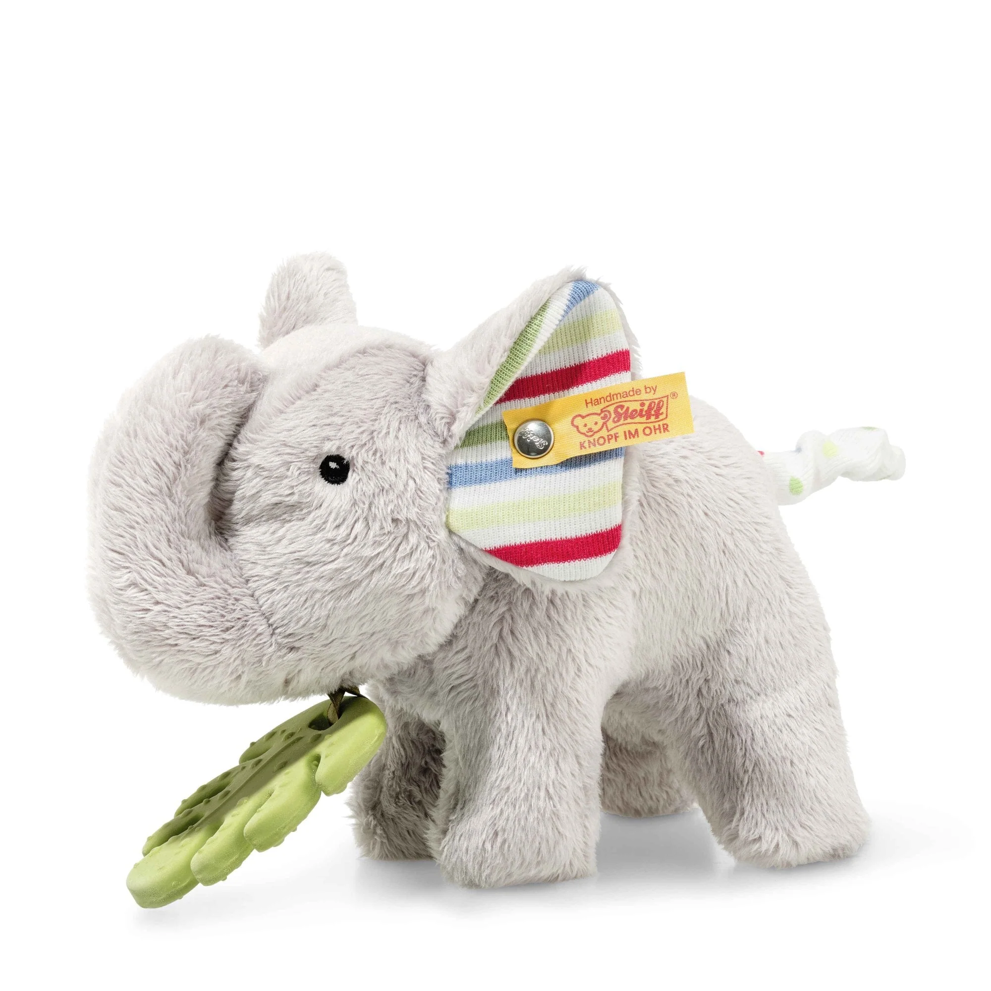 Wild Sweeties Timmi elephant with teething ring and rustling foil 17cm
