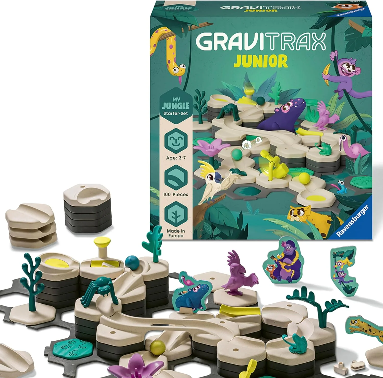 GraviTrax Junior Starter-Set - My Jungle - Image 2