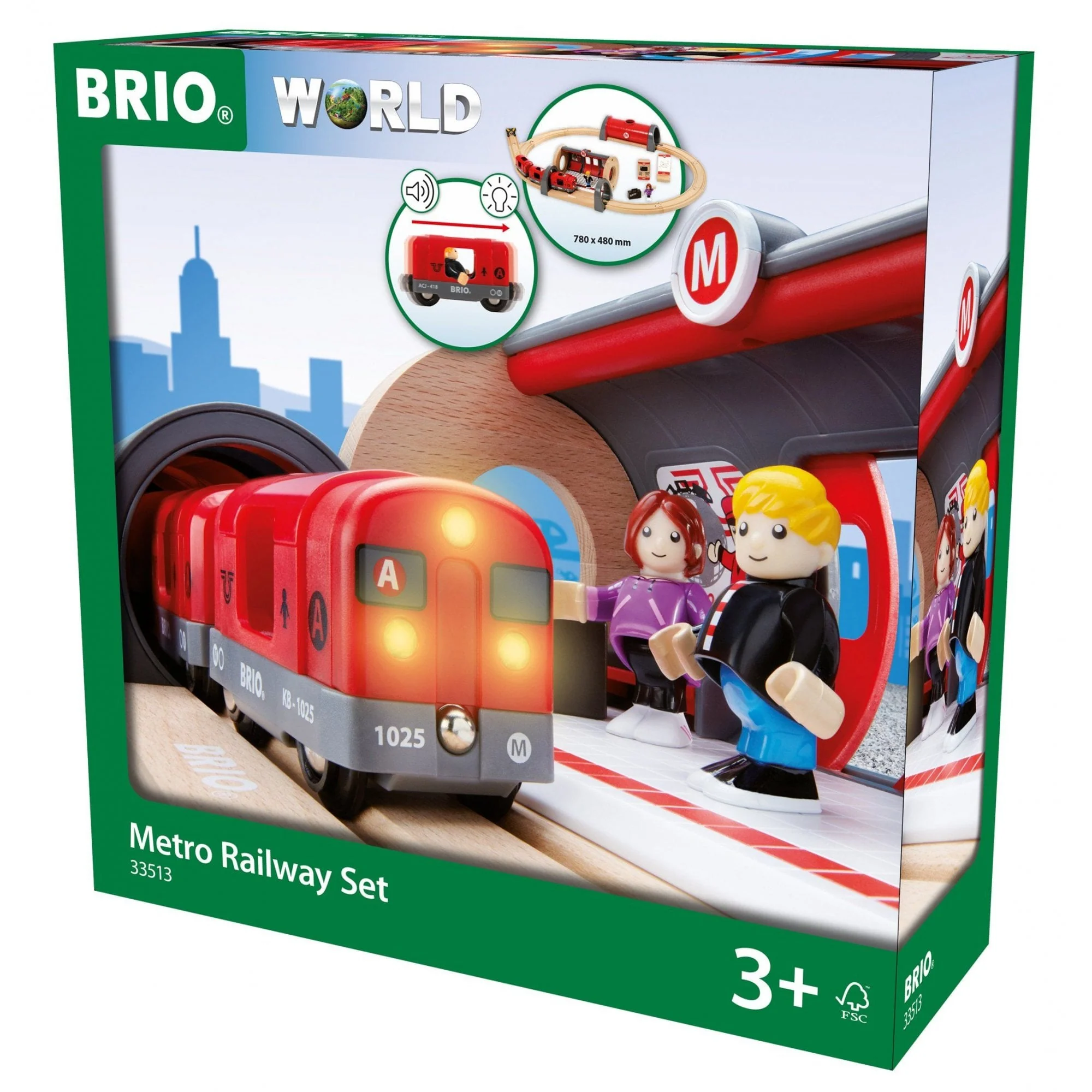 BRIO Metro Railway Set
