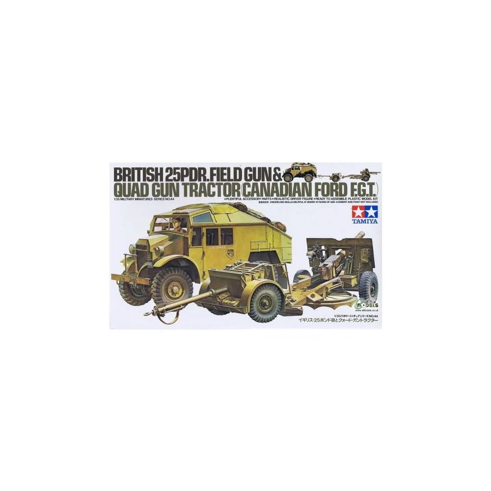 British 25 pounder & Quad Tractor