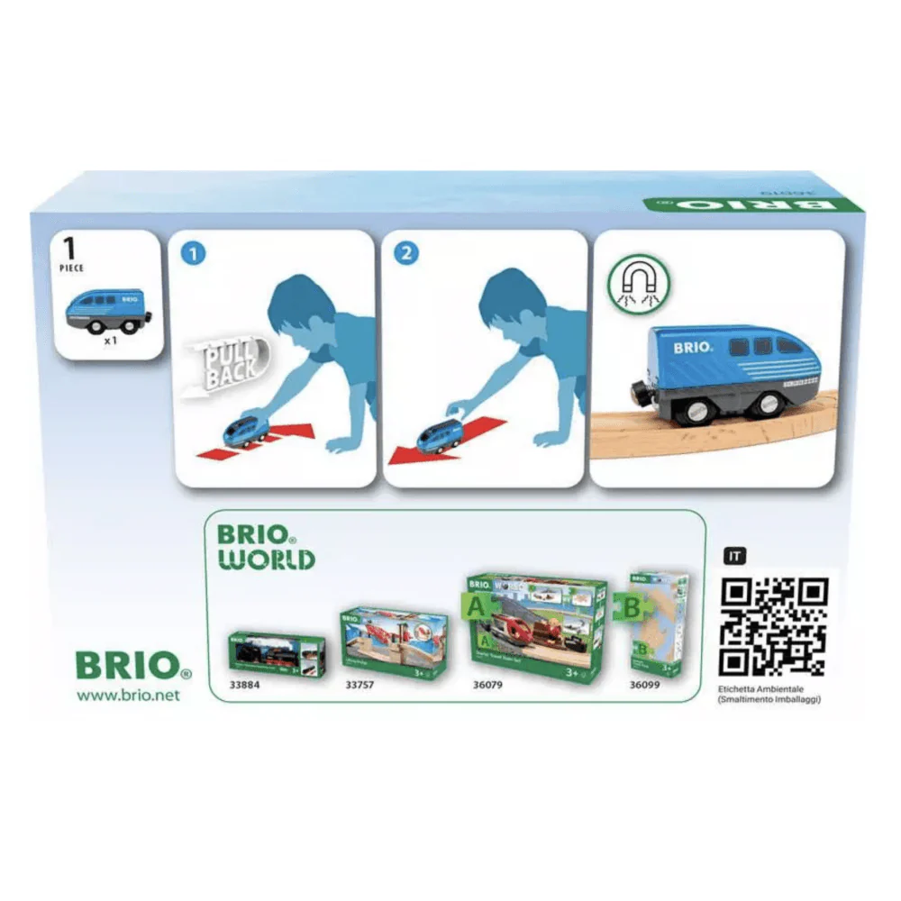 BRIO World Pull Back Train - Image 2