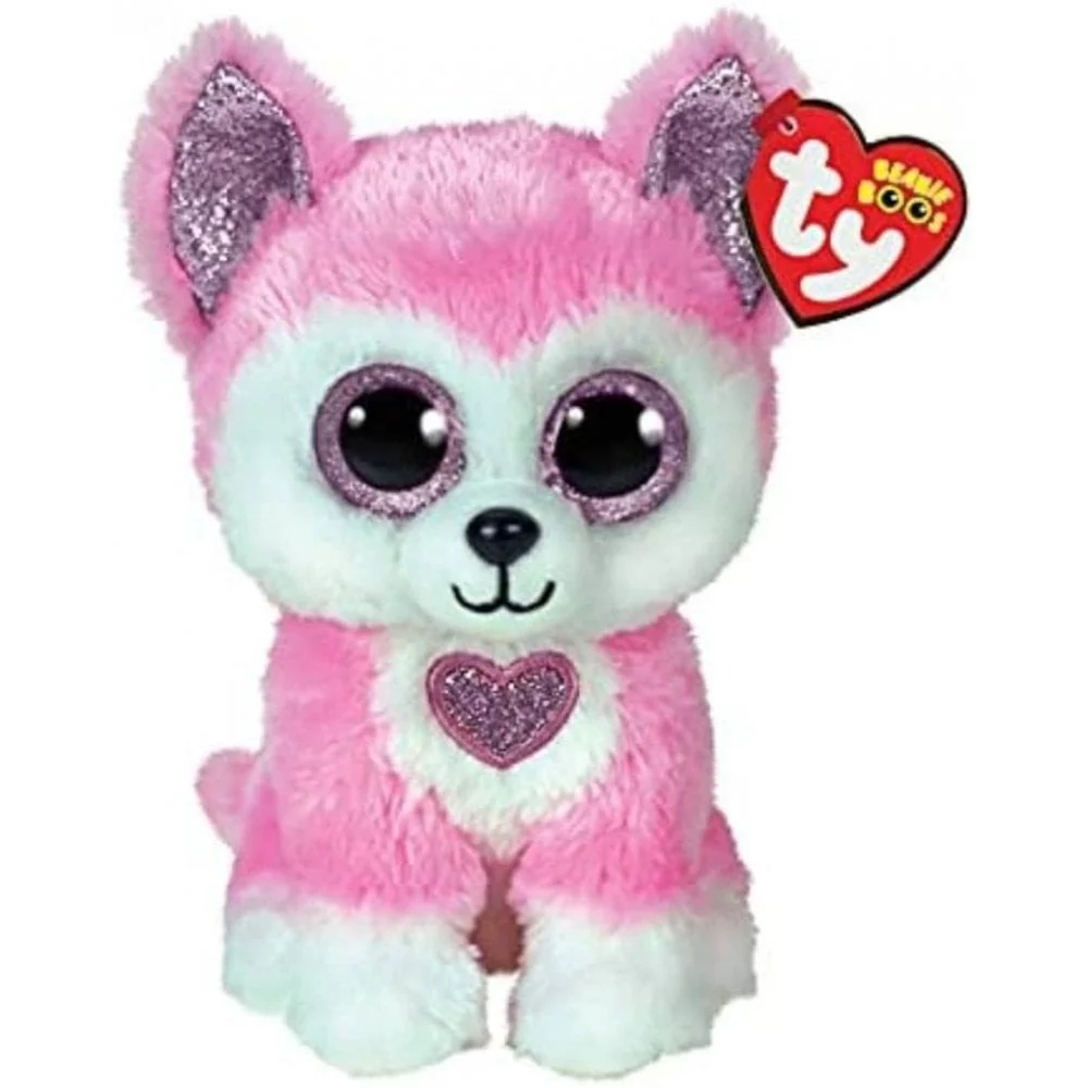 Beanie Boo: Hunk Pink Husky (Valentines 2022)