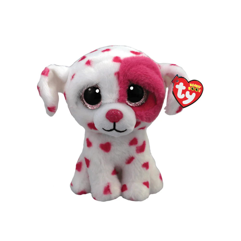 Beanie Boo: Beau White Dog Valentines 2023