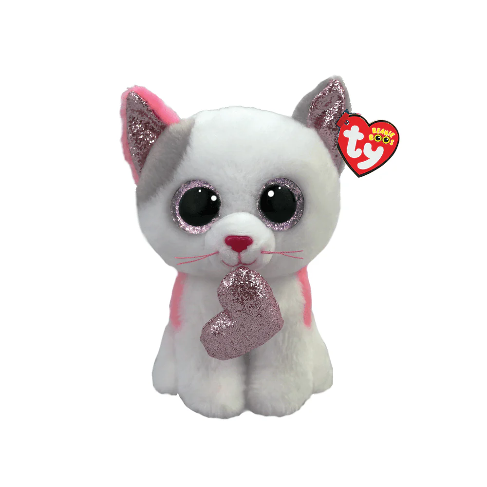 Beanie Boo: Milena White Cat Valentines 2023