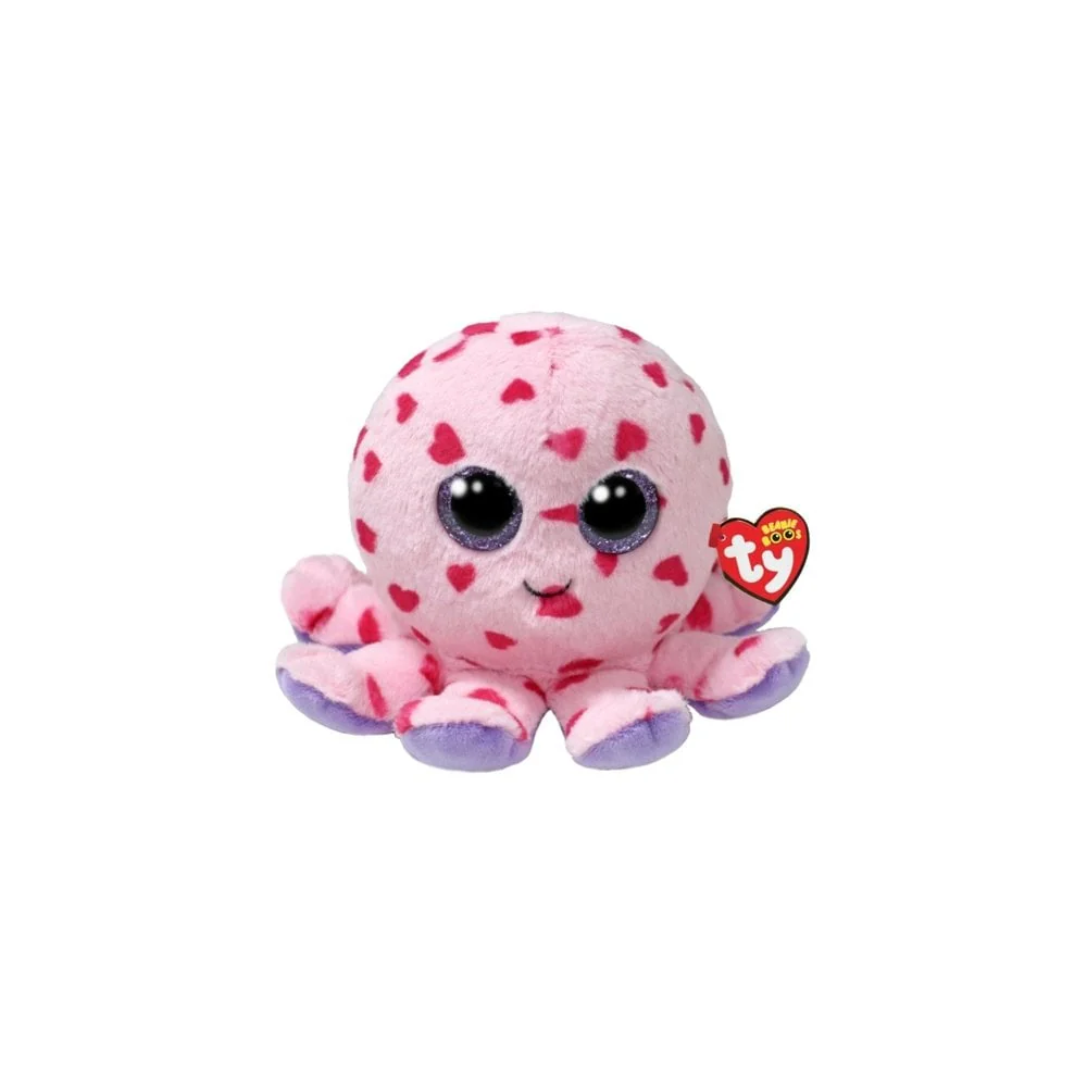 Beanie Boo: Bubbles Pink Heart Octopus - Valentines 2024 (Regular)
