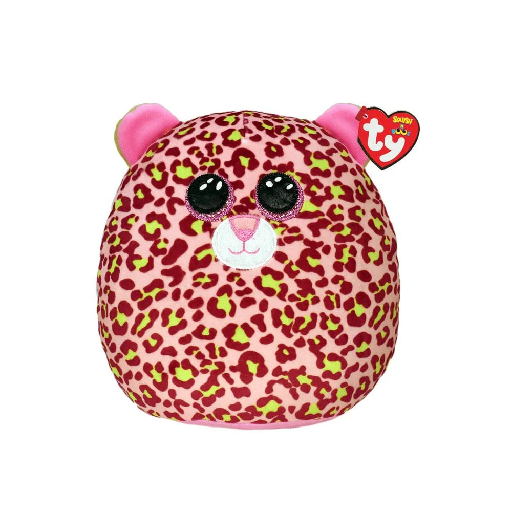 Squish A Boo: Lainey Leopard Medium (Pink)