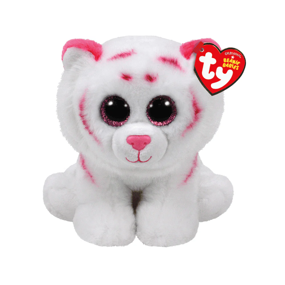 Beanie Boo: Tabor Pink and White Tiger