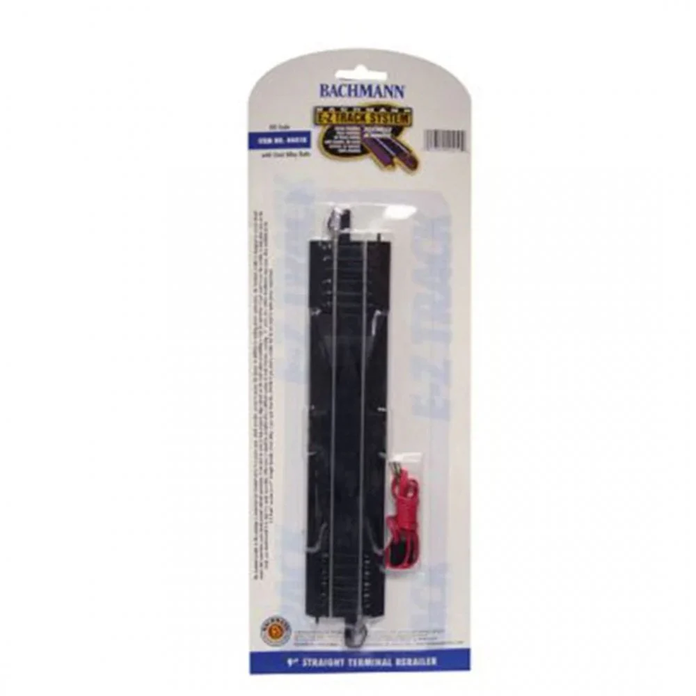 9' Straight Terminal Rerailer with Wire (1/Card)