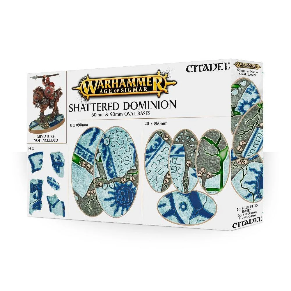 AOS: Shattered Dominion: 60mm & 90mm Oval Bases