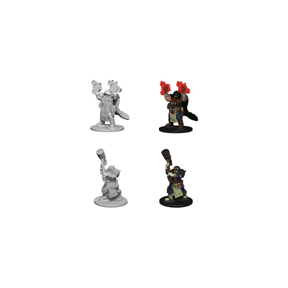 D&D Nolzurs Marvelous Miniatures: Dwarf Male Cleric - Wave 2