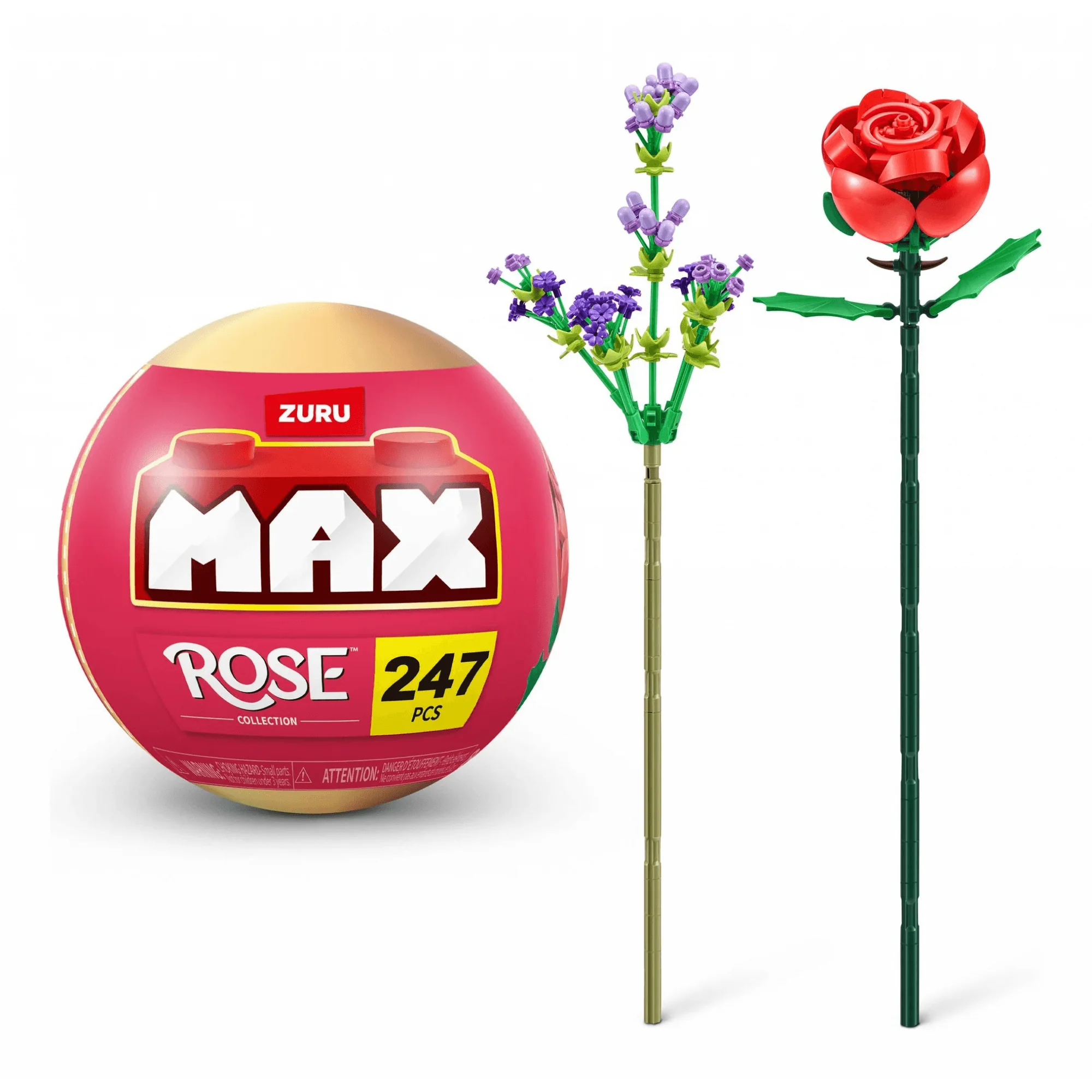Max Premium Rose Building Bricks Collection (One Supplied)