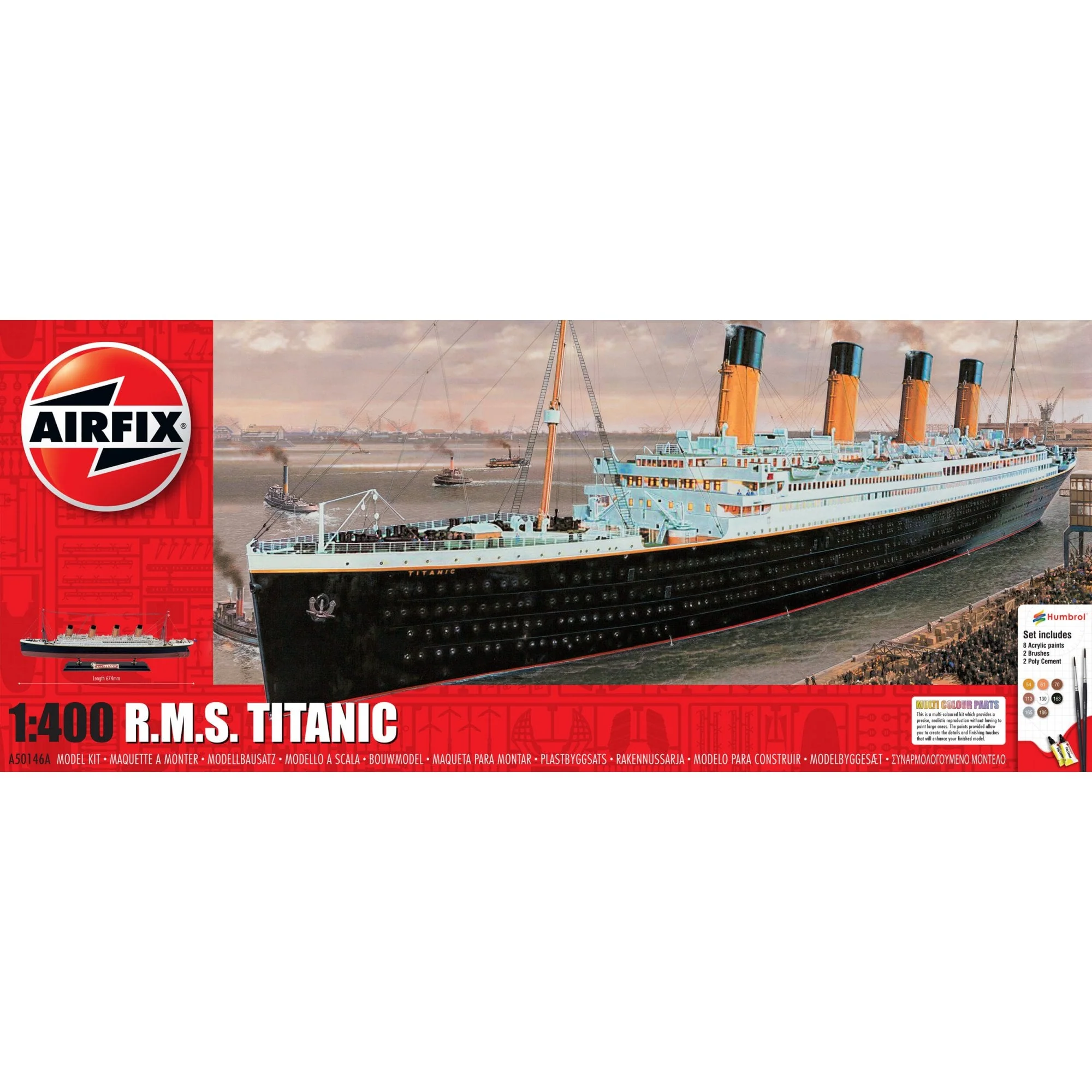 RMS Titanic Gift Set 1:400
