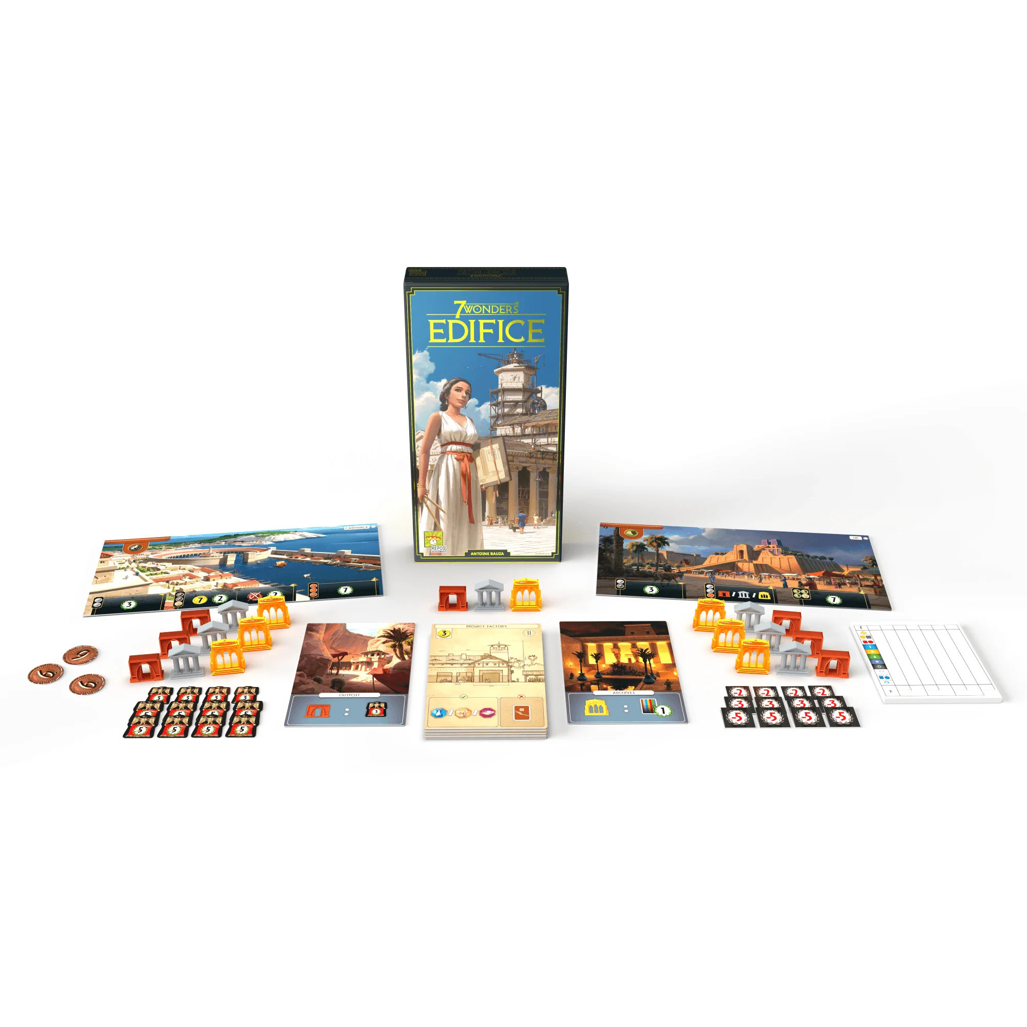 7 Wonders 2nd Ed Edifices Expansion - Image 2