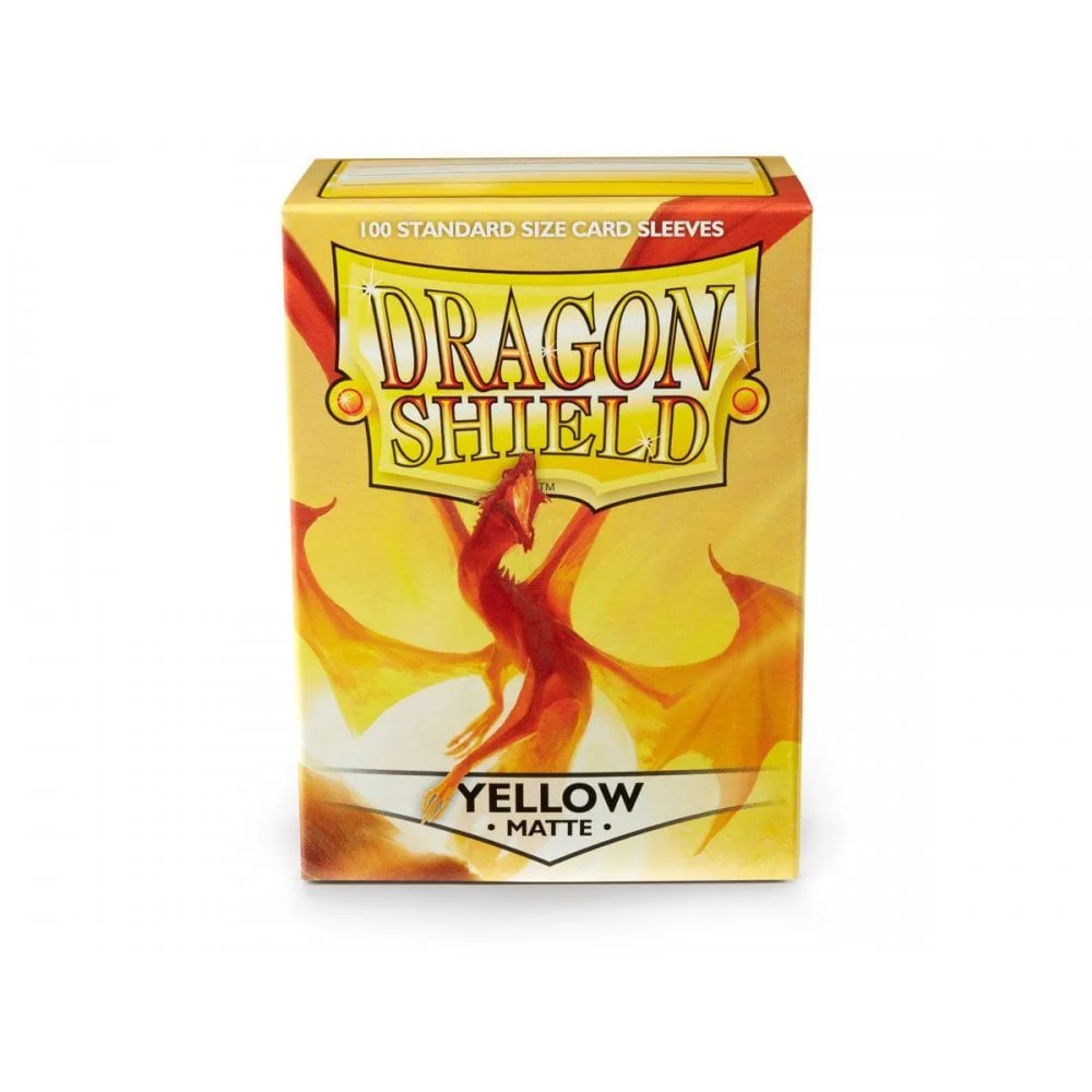 Dragon Shield Standard Matte Yellow Sleeves (100)
