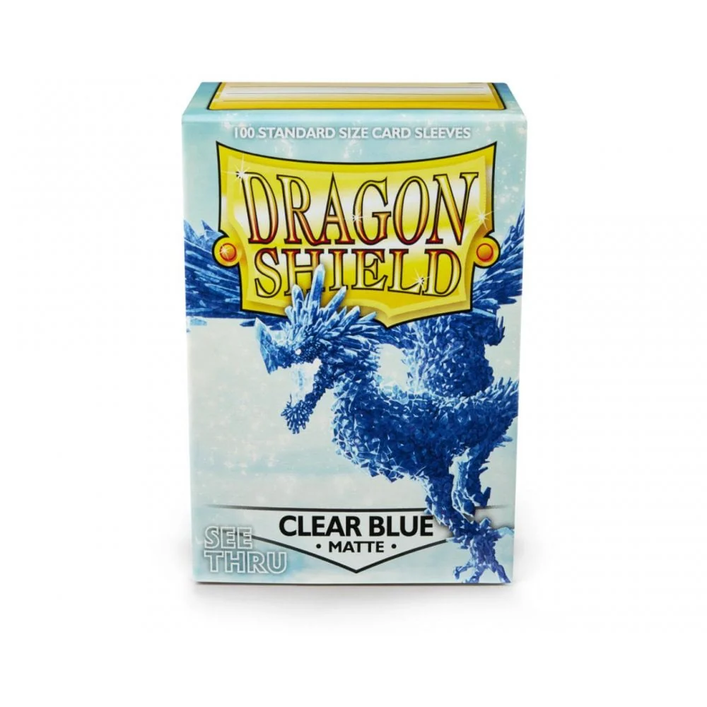 Dragon Shield Standard Matte Clear Blue Sleeves (100)