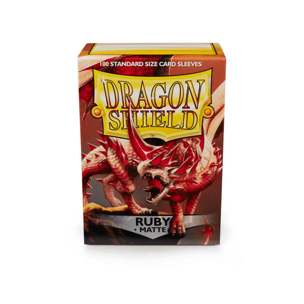 Dragon Shield Standard Matte Ruby Sleeves (100)