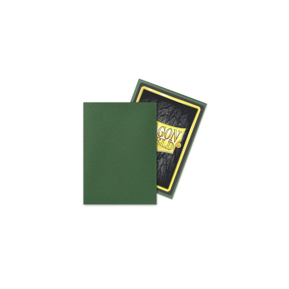 Dragon Shield - Matte Standard Size Sleeves 100pk - Forest Green - Image 2
