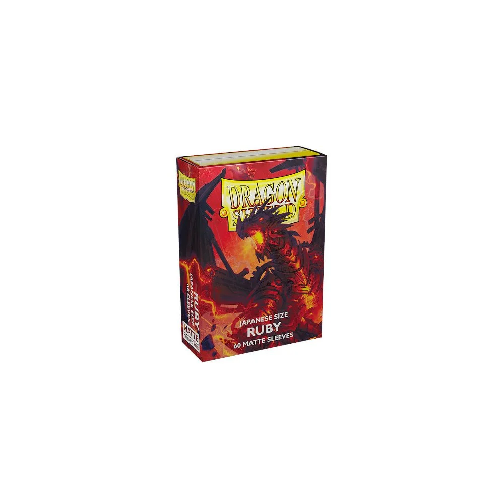 Dragon Shield - Matte Japanese Size Sleeves 60pk - Ruby