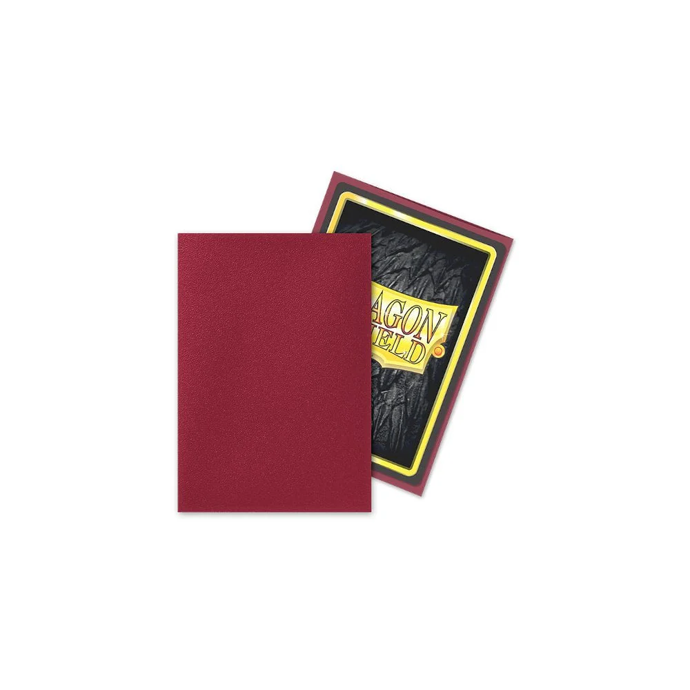 Dragon Shield - Dual Matte Japanese Size Sleeves - Blood Red (60) - Image 2