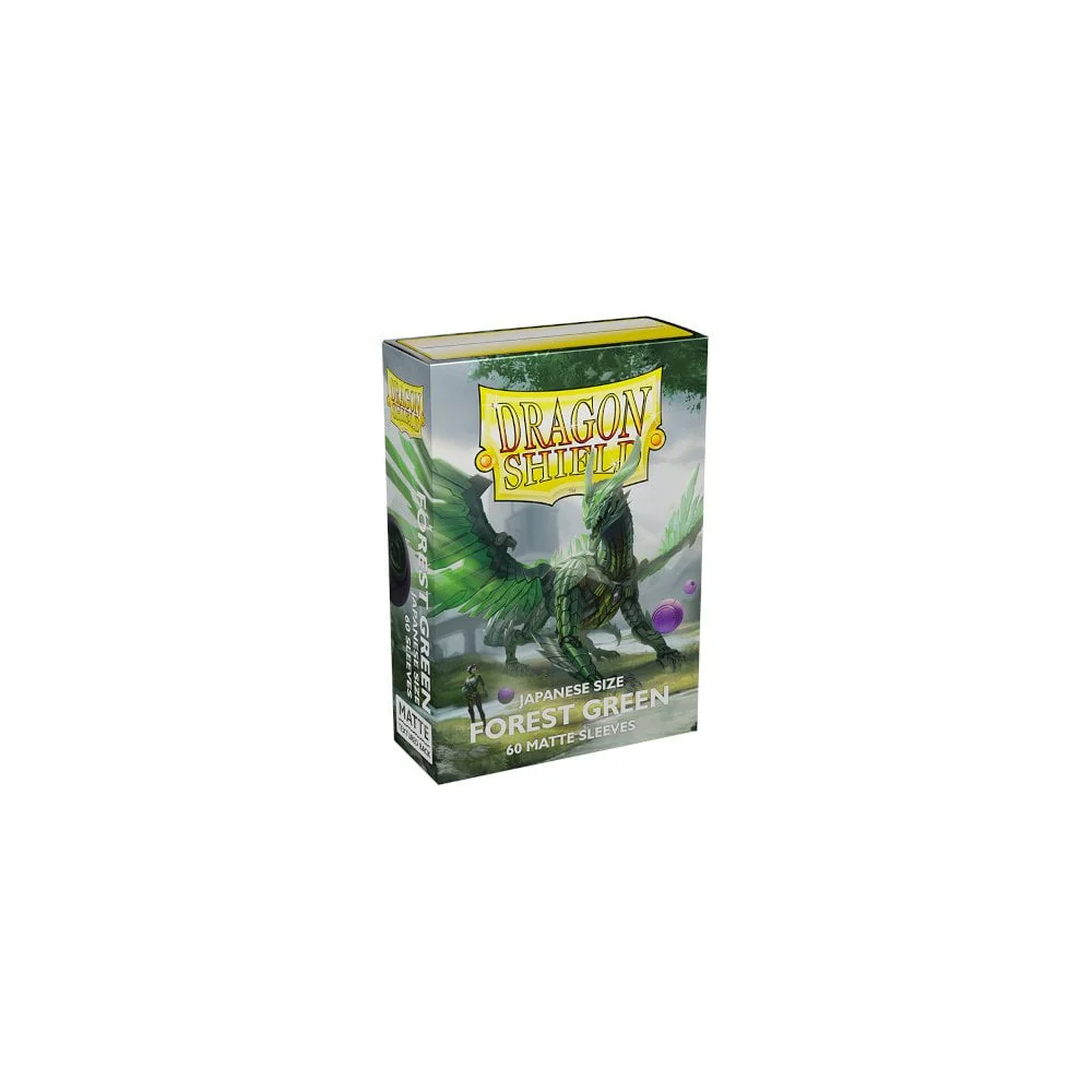 Dragon Shield - Matte Japanese Size Sleeves 60pk - Forest Green