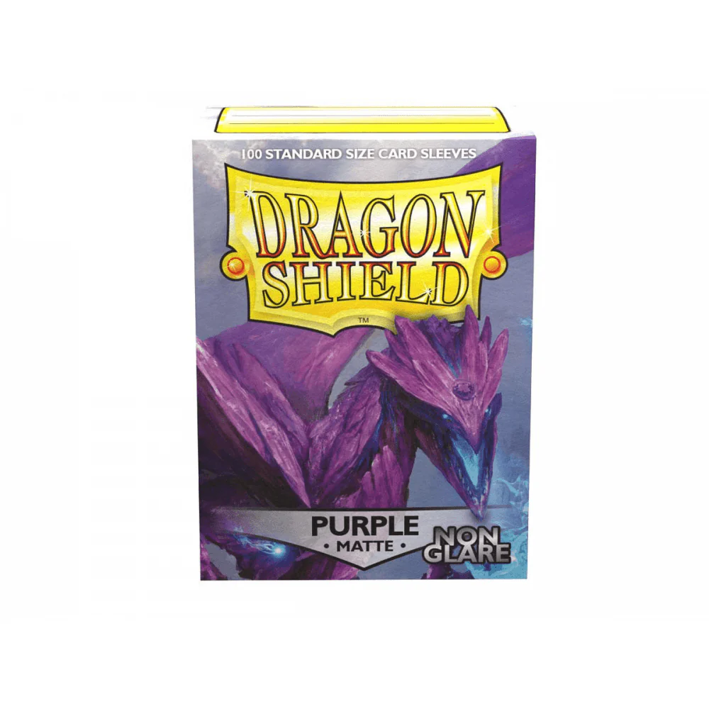 Dragon Shield Standard Matte Non-Glare Purple Sleeves (100)