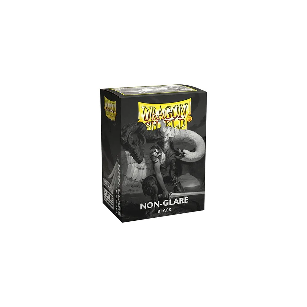 Dragon Shield - Matte Standard Size Sleeves 100pk - Non-Glare Black