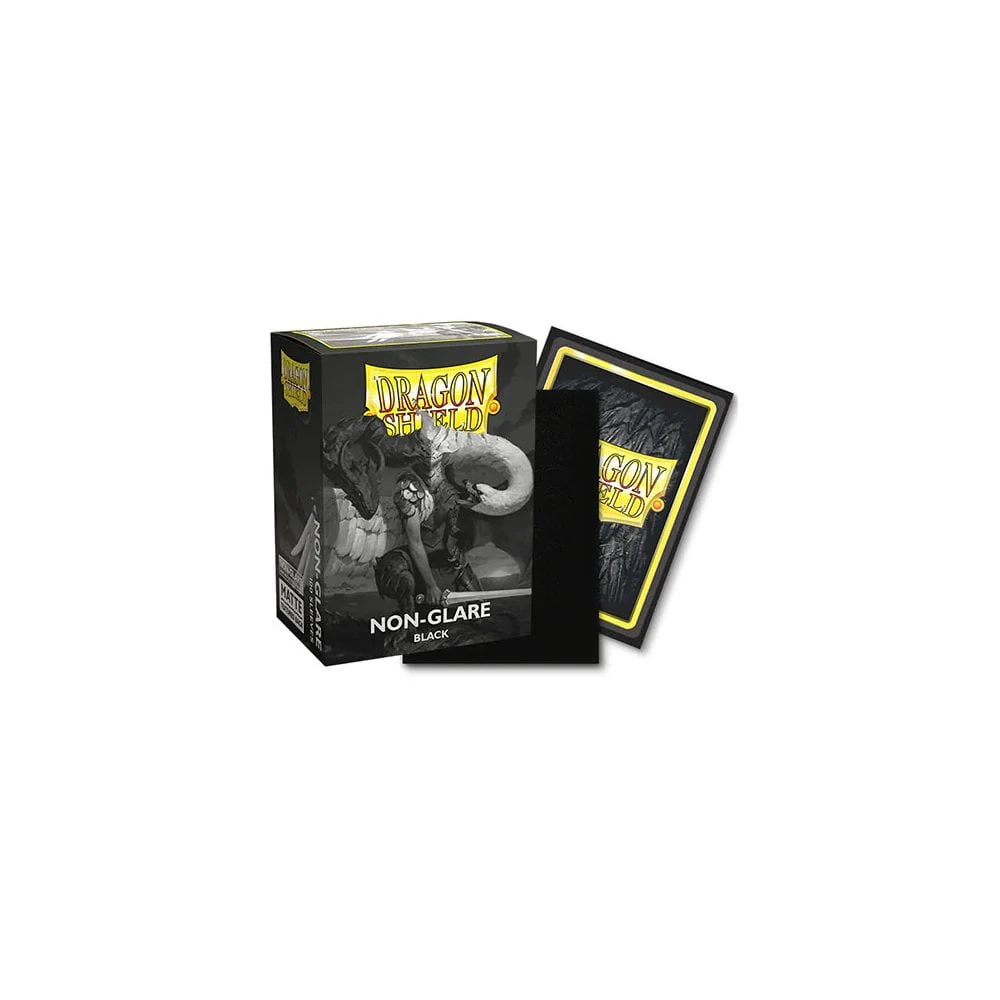 Dragon Shield - Matte Standard Size Sleeves 100pk - Non-Glare Black - Image 2