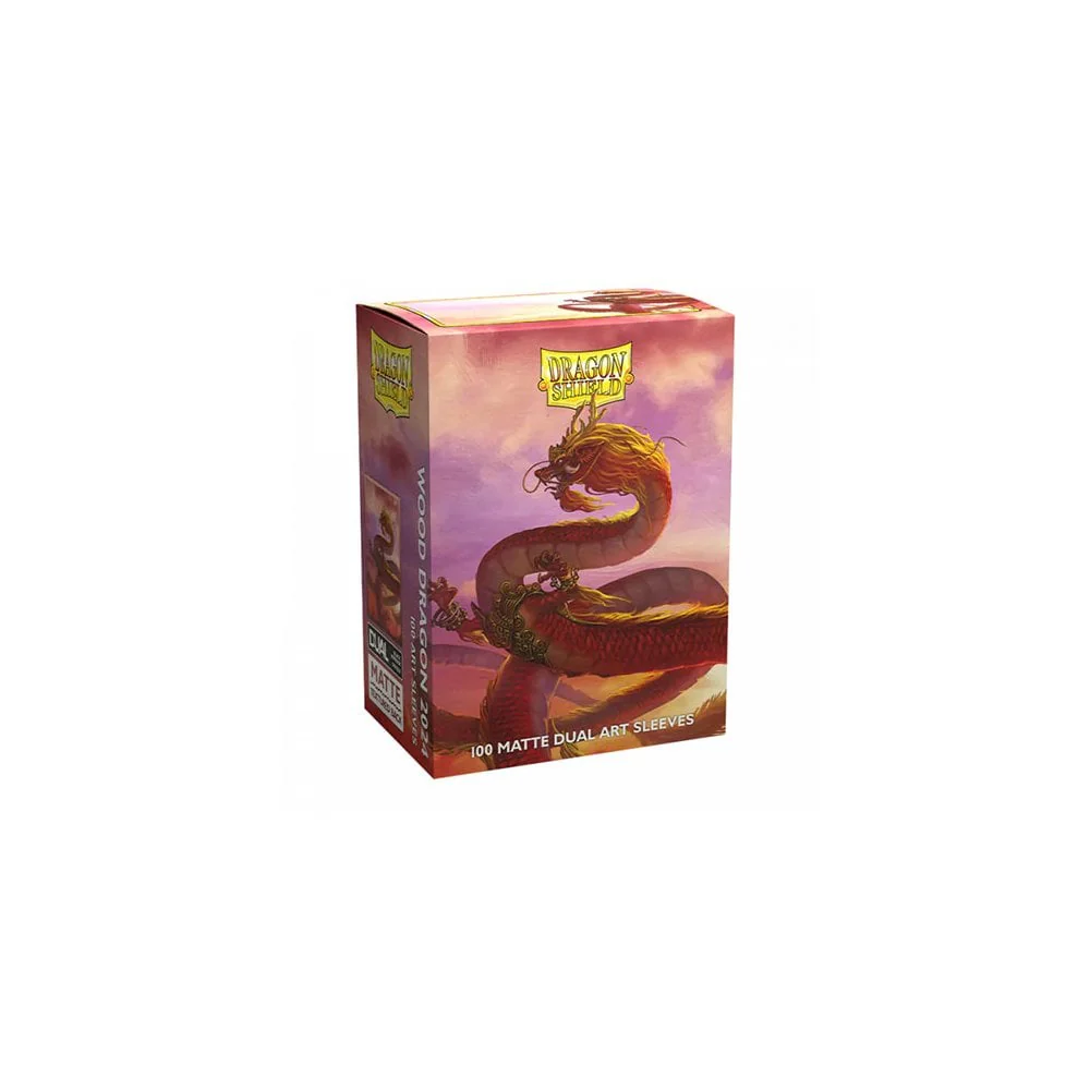 Dragon Shield - Dual Matte Art Standard Size Sleeves 100pk - Limited Edition Wood Dragon