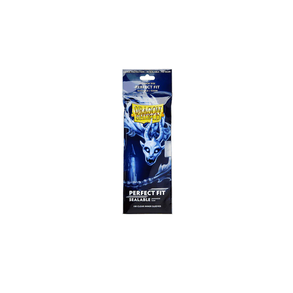 Dragon Shield Japanese Size Perfect Fit Sealable Inner Sleeves - Clear (100)