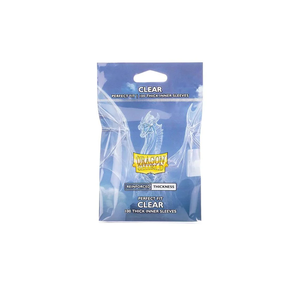 Dragon Shield - Standard Perfect Fit Thick Sleeves 100pk - Clear