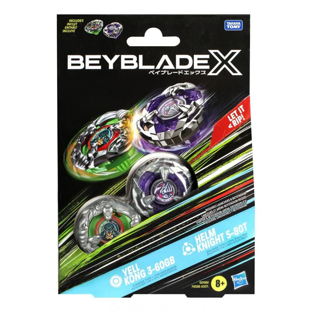 Beyblade X Dual Pack (Yell Kong & Helm Knight)