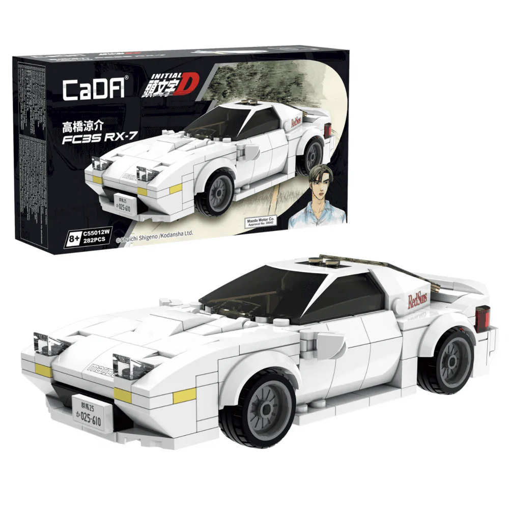 Initial D 1:24 Mazda FC3S RX-7 Car - 282 pcs