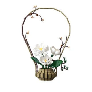 Oriental Floral Art: Winter - 990 pcs - Image 2