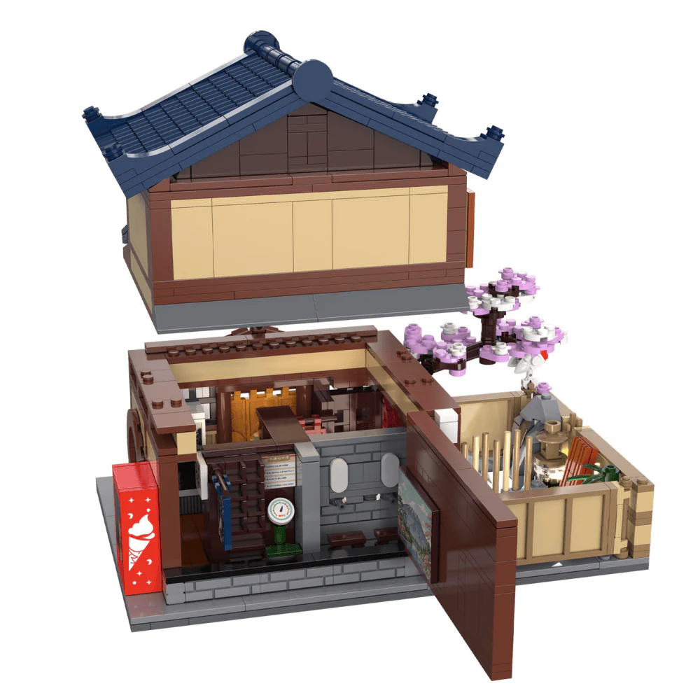 Japanese Sento Bathhouse - 1249 pcs - Image 3