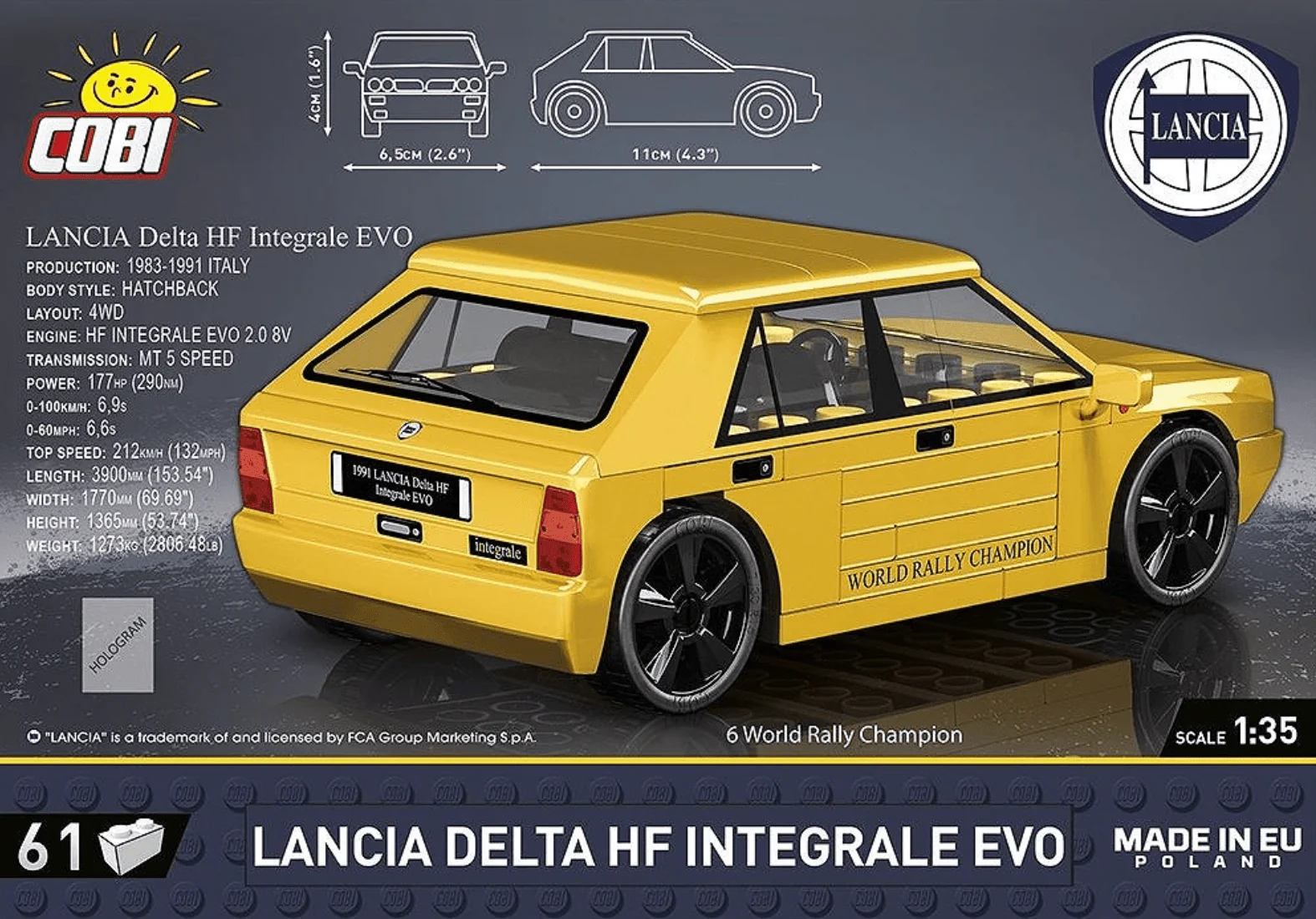 Cobi - Lancia Delta HF Integrale EVO 1991 - Image 2