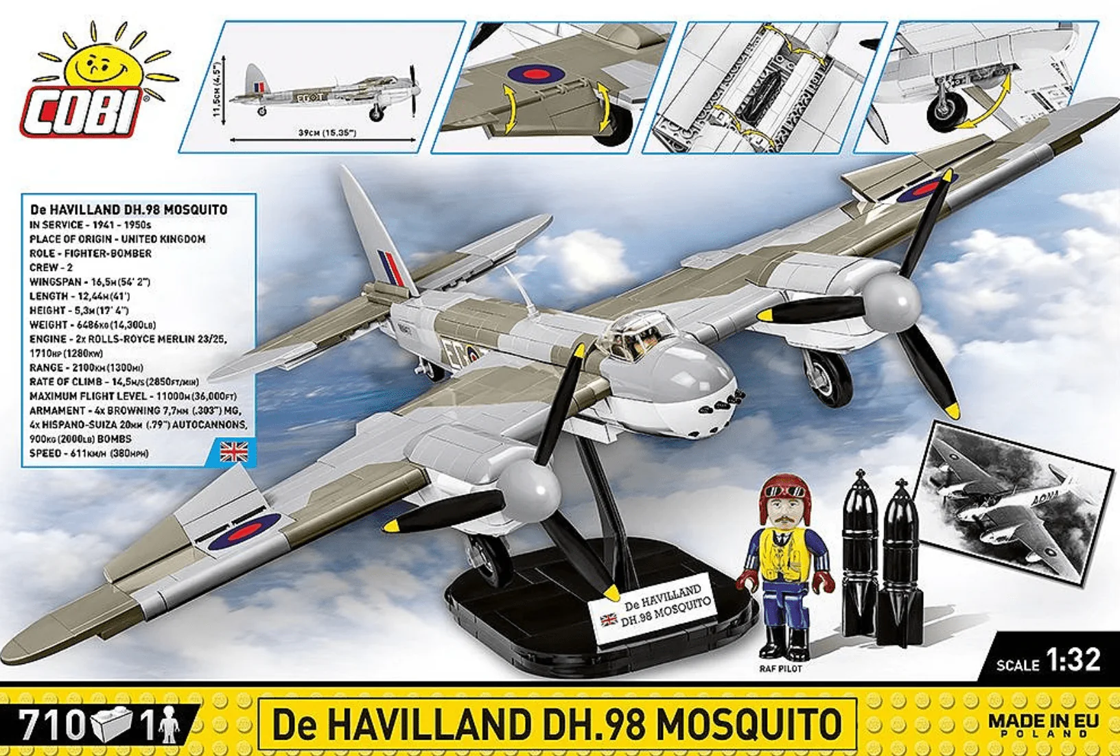 Cobi - De Havilland DH-98 Mosquito - Image 2